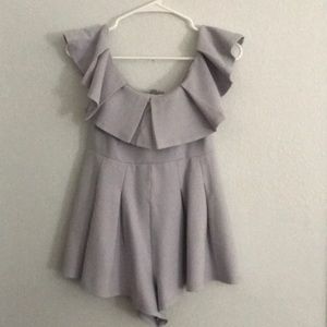 Off the shoulder romper